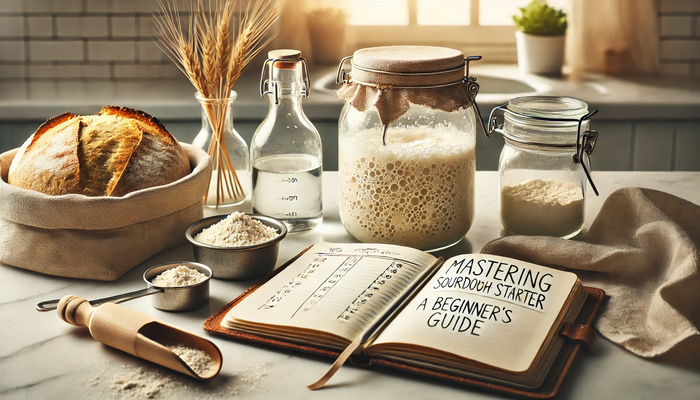 Homemade Sourdough Bread Baking Preparation