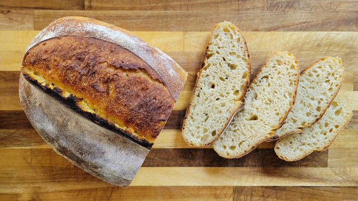 Golden Kamut Sourdough Bread Recipe