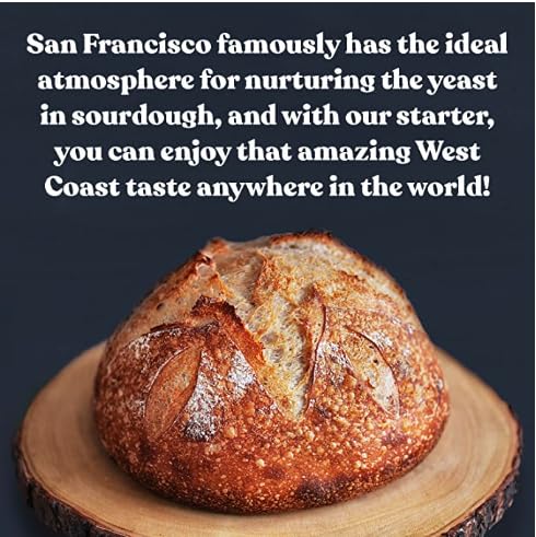 Cultures for Health San Francisco Sourdough Style Starter Culture | Homemade Artisan Bread | Heirloom, non-GMO | Live Culture Bread Mix | Easy to Follow Recipe