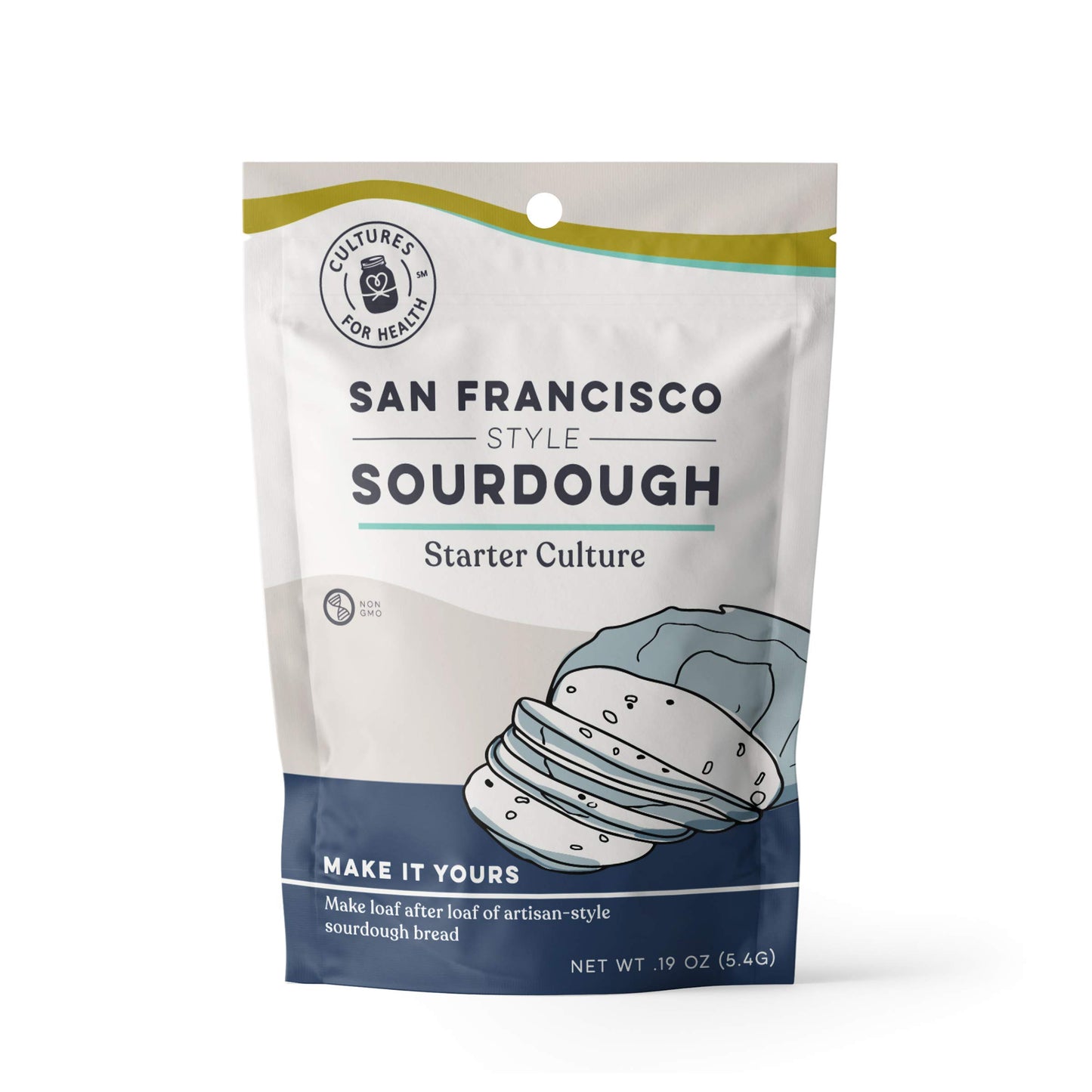 Cultures for Health San Francisco Sourdough Style Starter Culture | Homemade Artisan Bread | Heirloom, non-GMO | Live Culture Bread Mix | Easy to Follow Recipe